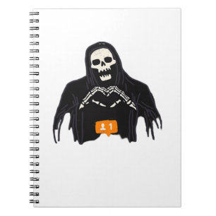 Skeleton Hand Heart Follower Classic Notitieboek