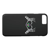 Skeleton Hand Heart Mardi Gras Case-Mate iPhone Case (Achterkant (Horizontaal))