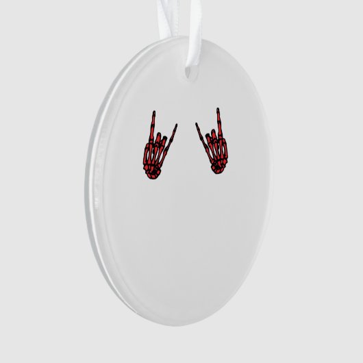 Skeleton Hand Heart Roll & Red Classic (devant)