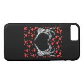 Skeleton Hand Heart Valentijnsdag Funny Classic Case-Mate iPhone Case (Achterkant (Horizontaal))