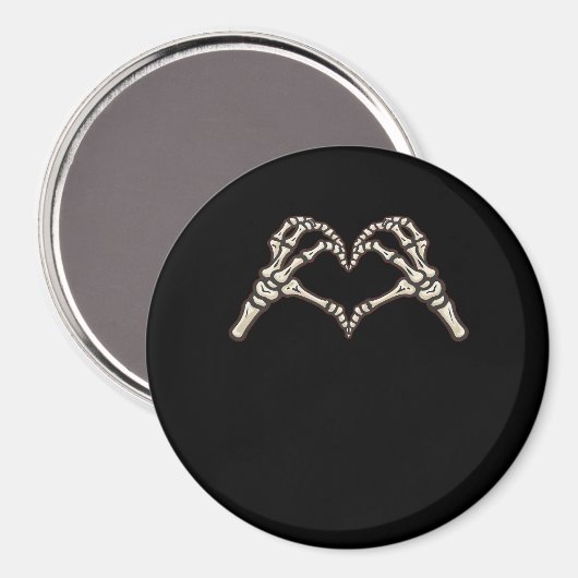 Skeleton Hand Hearts Design Magneet (Voorkant / Achterkant)