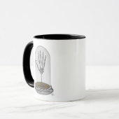Skeleton Hand in Bell Jar 2 Mok (Voorkant links)