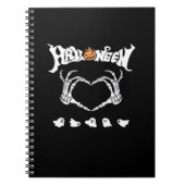 Skeleton Hand met, Halloween Design Notitieboek (Voorkant)
