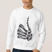Skeleton Hand Thumbs Up Sweatshirt (Voorkant)
