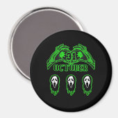 Skeleton Hands Classic Design Magneet (Voorkant / Achterkant)