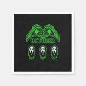 Skeleton Hands Classic Design Servet (Voorkant)