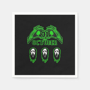 Skeleton Hands Classic Design Servet