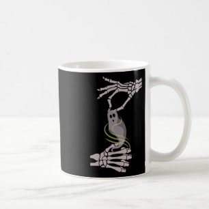 Skeleton Hands Ghost Spooky Halloween Koffiemok