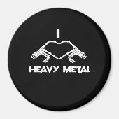 Skeleton Hands Heart beroemd gemaakt door Funny Ha Magneet (Voorkant)