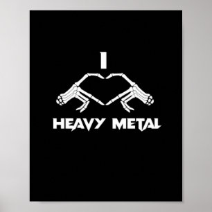 Skeleton Hands Heart beroemd gemaakt door Funny Ha Poster