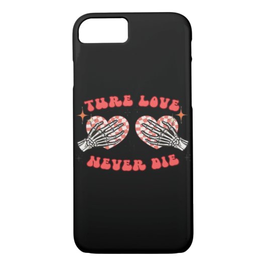 Skeleton Hands Heart Design Classic Case-Mate iPhone Case (Achterkant)