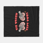 Skeleton Hands Heart Design Classic Fleece Deken (Voorkant (Horizontaal))