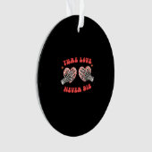 Skeleton Hands Heart Design Classic Ornament (voorkant)