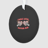Skeleton Hands Heart Design Classic Ornament (voorkant)