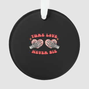 Skeleton Hands Heart Design Classic Ornament