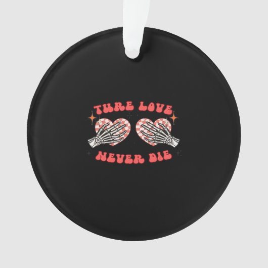 Skeleton Hands Heart Design Classic Ornament (voorkant)