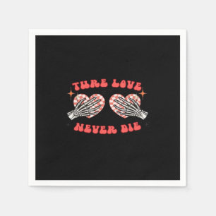 Skeleton Hands Heart Design Classic Servet