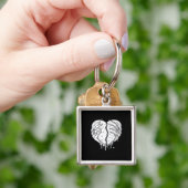 Skeleton Hands Heart – Gothic Heart Classic Sleutelhanger (Hand)