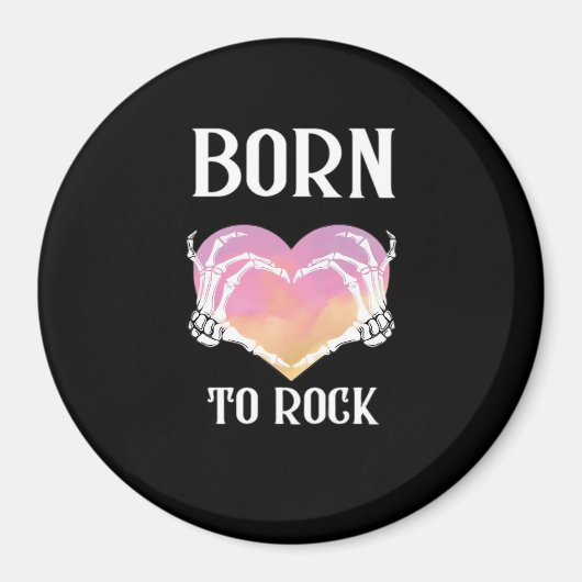 Skeleton Hands Heart Graphic voor Classic Magneet (Voorkant)