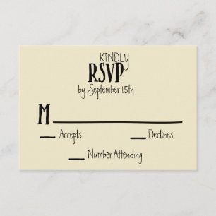 Skeleton Hands Heart Shape Wedding RSVP Informatiekaartje