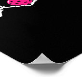 Skeleton Hands Heart Sign Funny Pickle Valentijns Poster (Hoek)