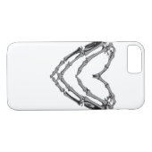 Skeleton Hands Heart Sign Retro Halloween Costuum Case-Mate iPhone Case (Achterkant (Horizontaal))