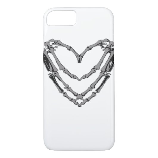 Skeleton Hands Heart Sign Retro Halloween Costuum Case-Mate iPhone Case (Achterkant)