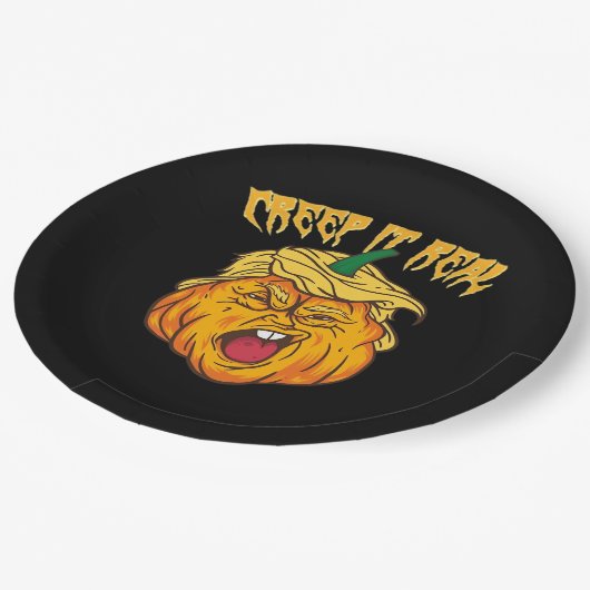 Skeleton Hands Heart Sign Retro Halloween Costuum Papieren Bordje (Gekanteld)