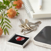 Skeleton Hands Hearts Classic Trending Sleutelhanger (Zijkant)