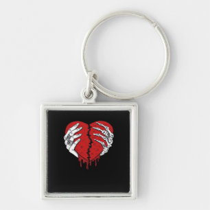 Skeleton Hands Hearts Classic Trending Sleutelhanger