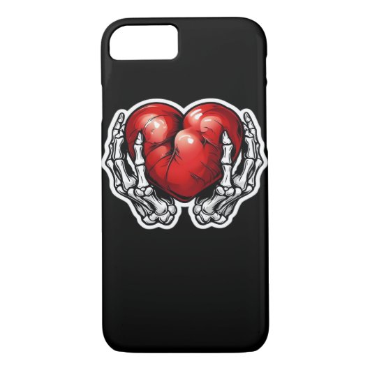 Skeleton Hands Hearts - Schattigee Halloween Case-Mate iPhone Case (Achterkant)