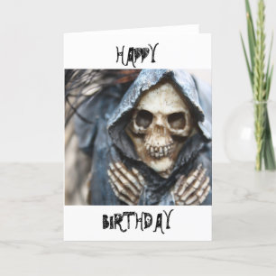 Skeleton Happy Birthday Kaart