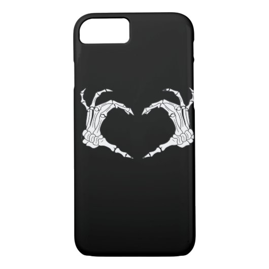 Skeleton Heart Hands Classic Case-Mate iPhone Case (Achterkant)