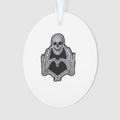 Skeleton Heart Hands Classic Ornament (voorkant)