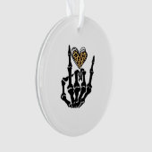 Skeleton Heart Hands Classic Ornament (voorkant)