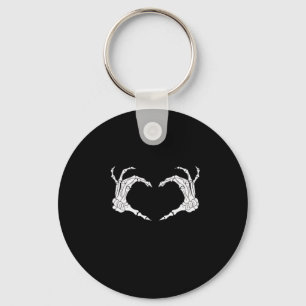 Skeleton Heart Hands Classic Sleutelhanger
