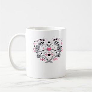 Skeleton Heart Hands Classic Viral Koffiemok