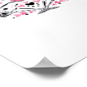 Skeleton Heart Hands Classic Viral Poster (Hoek)