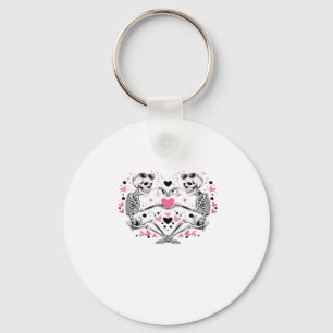 Skeleton Heart Hands Classic Viral Sleutelhanger