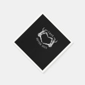 Skeleton Heart Hands Funny & Classic Servet (Hoek)