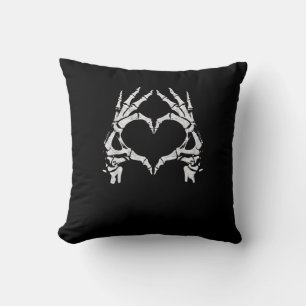 Skeleton Heart Hands - Halloween - Skeleton Hands Kussen