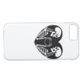 Skeleton Heart Hands Sign Halloween kostuum retro Case-Mate iPhone Case (Achterkant (Horizontaal))