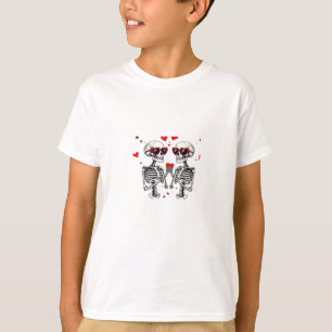 Skeleton Heart Hands voor Trending T-shirt