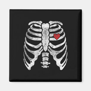 Skeleton Heart Rib Cage X-ray Adult Kinder Fun Hal Magneet