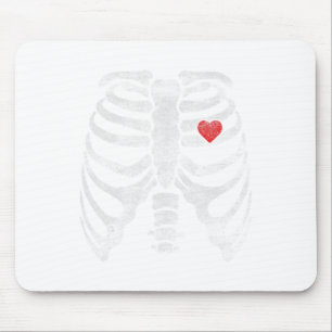 Skeleton Heart Rib Cage X-ray Adult Kinder Fun Hal Muismat