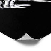 Skeleton Hippie Drink koffie Poster (Hoek)