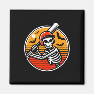 Skeleton honkballer jongens Kinder grappige hallow Magneet