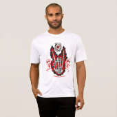 Skeleton Horns Design T-shirt (Voorkant volledig)