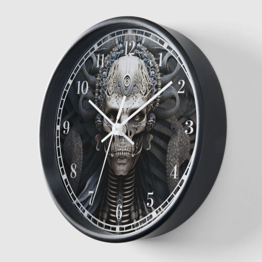 Skeleton Horror Clock (Hoek)