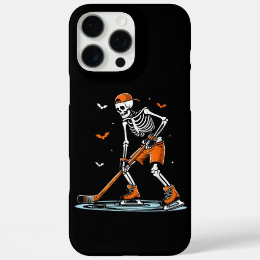 Skeleton Ice Hockey Halloween Boys Funny Halloween Case-Mate iPhone Case (Achterkant)